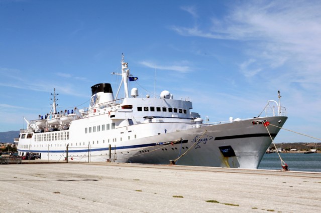 O Arion no Porto de Cruzeiros de Portimão