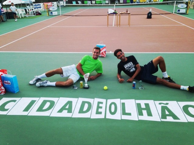Ricardo Jorge, vencedor do Open Olhão 2014 e João Coelho, finalista vencido