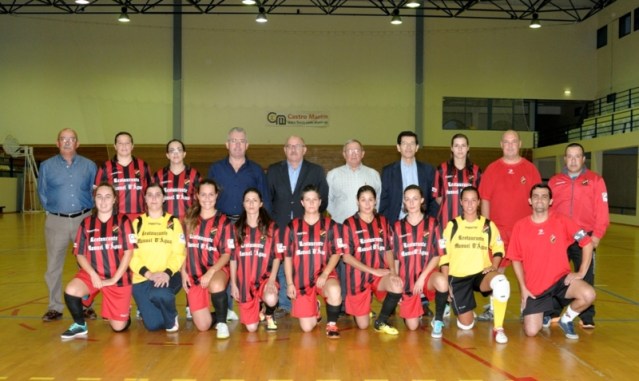 Equipa feminina sénior de futsal do União Desportiva Castromarinense 2014/2015