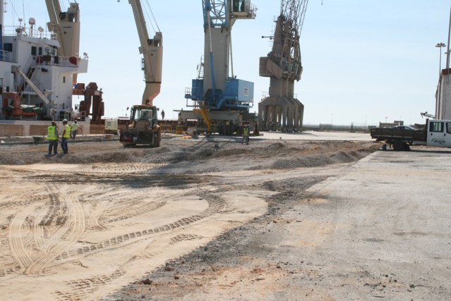 Obras no Porto de Faro