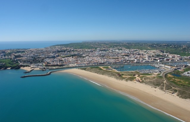 imagem aérea de Lagos