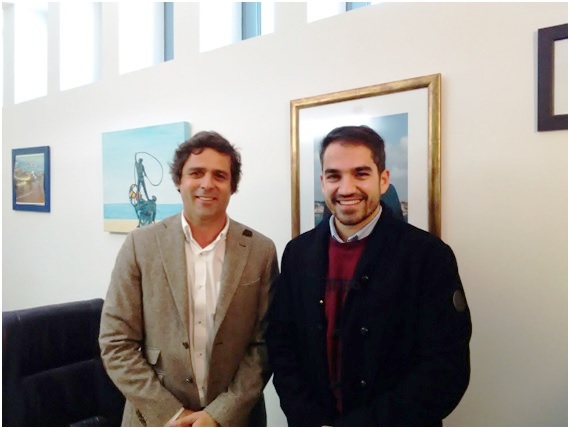 Telmo Pinto (Presidente da JFQ) e Ricardo Proença Gonçalves (Presidente da JSD Quarteira)